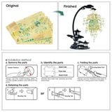  Mô Hình Kim Loại Lắp Ráp 3D Piececool Lồng Đèn Hoa Điểu (592 mảnh, The Flower And Bird Patterns) HIP004-GN – MP933 