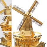  Mô Hình Kim Loại Lắp Ráp 3D Piececool Cối Xay Gió (89 mảnh, Dutch Windmill) HP012-G – MP253 