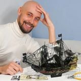  Mô Hình Kim Loại 3D Lắp Ráp Piececool The Queen Anne's Revenge (439 mảnh, Nhiều Màu) HP239-KG - MP1128 