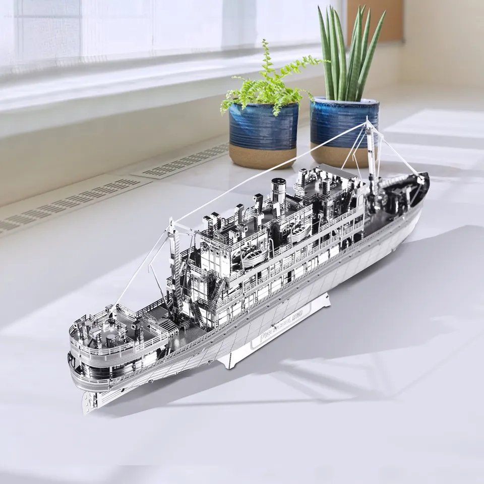  Mô Hình Kim Loại Lắp Ráp 3D Piececool Tàu Thái Bình (104 mảnh, The Crossing) HP061-S – MP133 