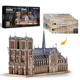  Mô Hình Kim Loại Lắp Ráp 3D Piececool Nhà Thờ Đức Bà Paris (382 mảnh, Notre Dame Cathedral) HP161-BS – MP963 