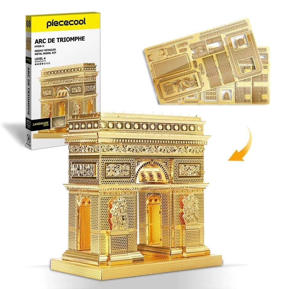  Mô Hình Kim Loại Lắp Ráp 3D Piececool Khải Hoàn Môn (Arc De Triomphe) P008-G – MP221 