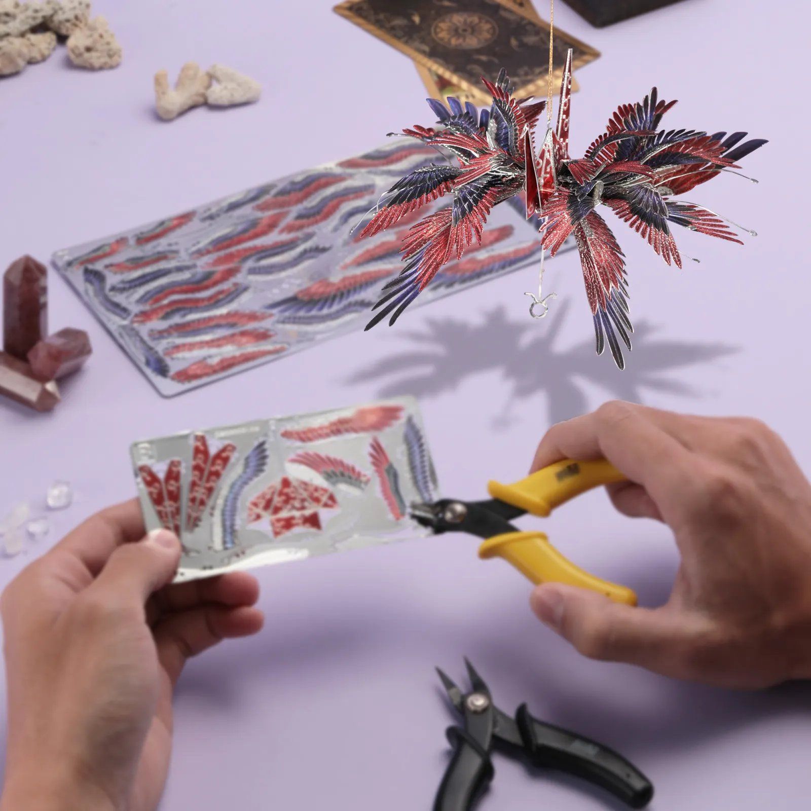  Mô Hình Kim Loại 3D Lắp Ráp Piececool Thiên Ngữ Hạc Kim Ngưu (47 mảnh, Taurus) IP065-RS - MP1140 