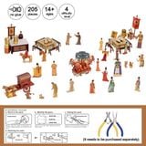  Mô Hình Kim Loại 3D Lắp Ráp Piececool Phố Đi Bộ (205 mảnh, Datang Street) P148-GR - MP874 