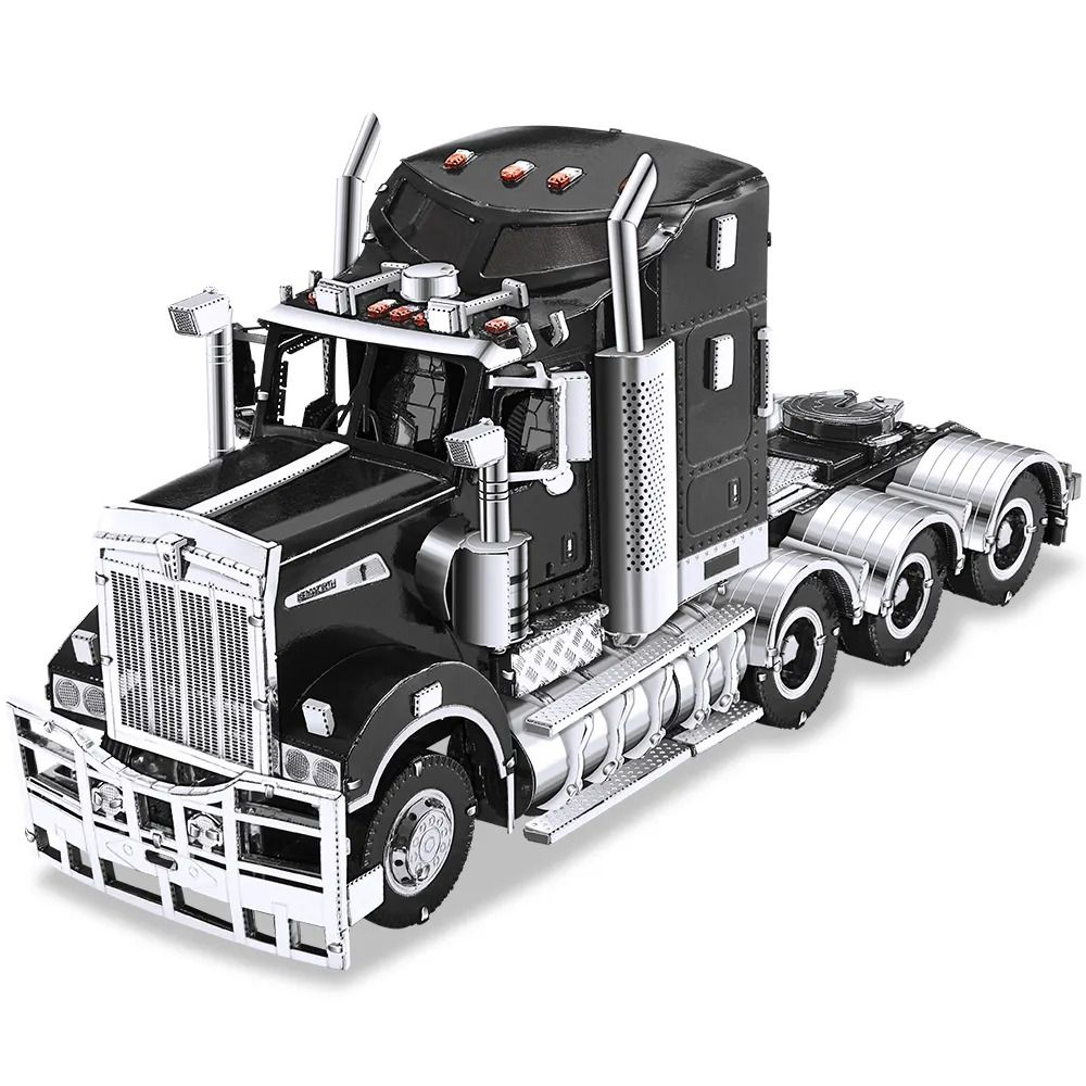  Mô Hình Kim Loại 3D Lắp Ráp Piececool Xe Đầu Kéo Kenworth T909 (308 mảnh, Trucks T909) HP344-KS - MP1228 