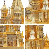 Mô Hình Kim Loại Lắp Ráp 3D Piececool Nhà Thờ Chính Tòa (96 mảnh, Saint Basil Cathedral) HP014-G – MP073 