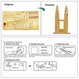  Mô Hình Kim Loại Lắp Ráp 3D Piececool Tháp Đôi Petronas HP006-G – MP070 