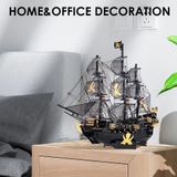  Mô Hình Kim Loại Lắp Ráp 3D Piececool Tàu Ngọc Trai Đen (307 mảnh, The Black Pearl) HP151-KG – MP964 