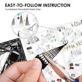  Mô Hình Kim Loại Lắp Ráp 3D Piececool Tàu Ngọc Trai Đen (307 mảnh, The Black Pearl) HP151-KG – MP964 