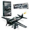 Mô Hình Kim Loại 3D Lắp Ráp Piececool Tiêm Kích (30 mảnh, GRUMMAN F6F HELLCAT) HP235-BS - MP1149