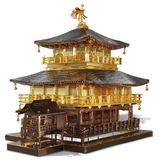  Mô Hình Kim Loại 3D Lắp Ráp Piececool Chùa Gác Vàng Kinkaku-ji (Golden Pavilion) HP257-GR - MP1151 