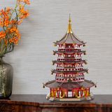  Mô Hình Kim Loại Lắp Ráp 3D Piececool Tháp Lôi Phong (Leifeng Pagoda) HP111-RKS – MP445 