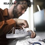  Mô Hình Kim Loại Lắp Ráp 3D Piececool Tàu Thái Bình (104 mảnh, The Crossing) HP061-S – MP133 