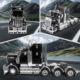  Mô Hình Kim Loại 3D Lắp Ráp Piececool Xe Đầu Kéo Kenworth T909 (308 mảnh, Trucks T909) HP344-KS - MP1228 