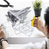  Mô Hình Kim Loại 3D Lắp Ráp Piececool Máy Bay Tiêm Kích F-15 (84 mảnh, F-15 Eagle) HP354-SK - MP1230 