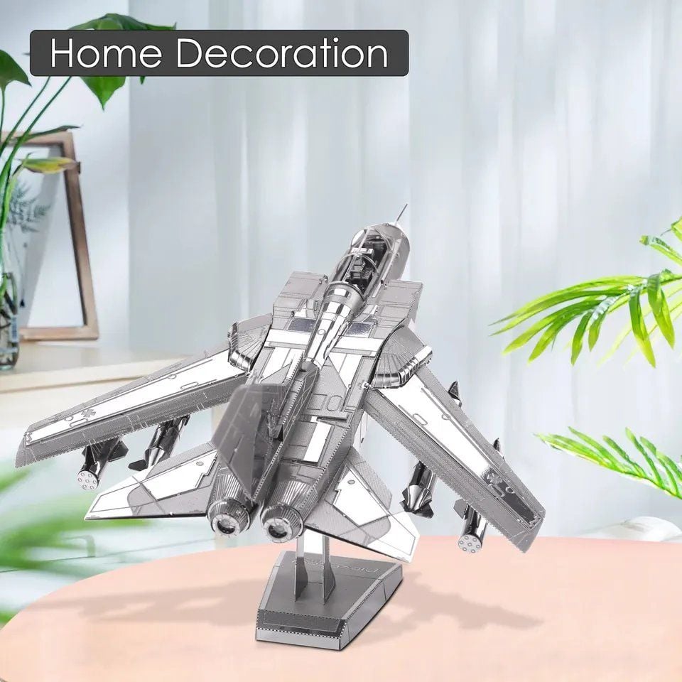  Mô Hình Kim Loại Lắp Ráp 3D Piececool Tiêm Kích Tornado (83 mảnh, Fighter Jets) – MP160 
