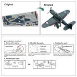  Mô Hình Kim Loại 3D Lắp Ráp Piececool Tiêm Kích DOUGLAS SBD DAUNTLESS HP233-BS - MP1148 