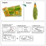  Mô Hình Kim Loại Lắp Ráp 3D Piececool Con Công (100 mảnh, Peacock) HP102-NGB - MP437 