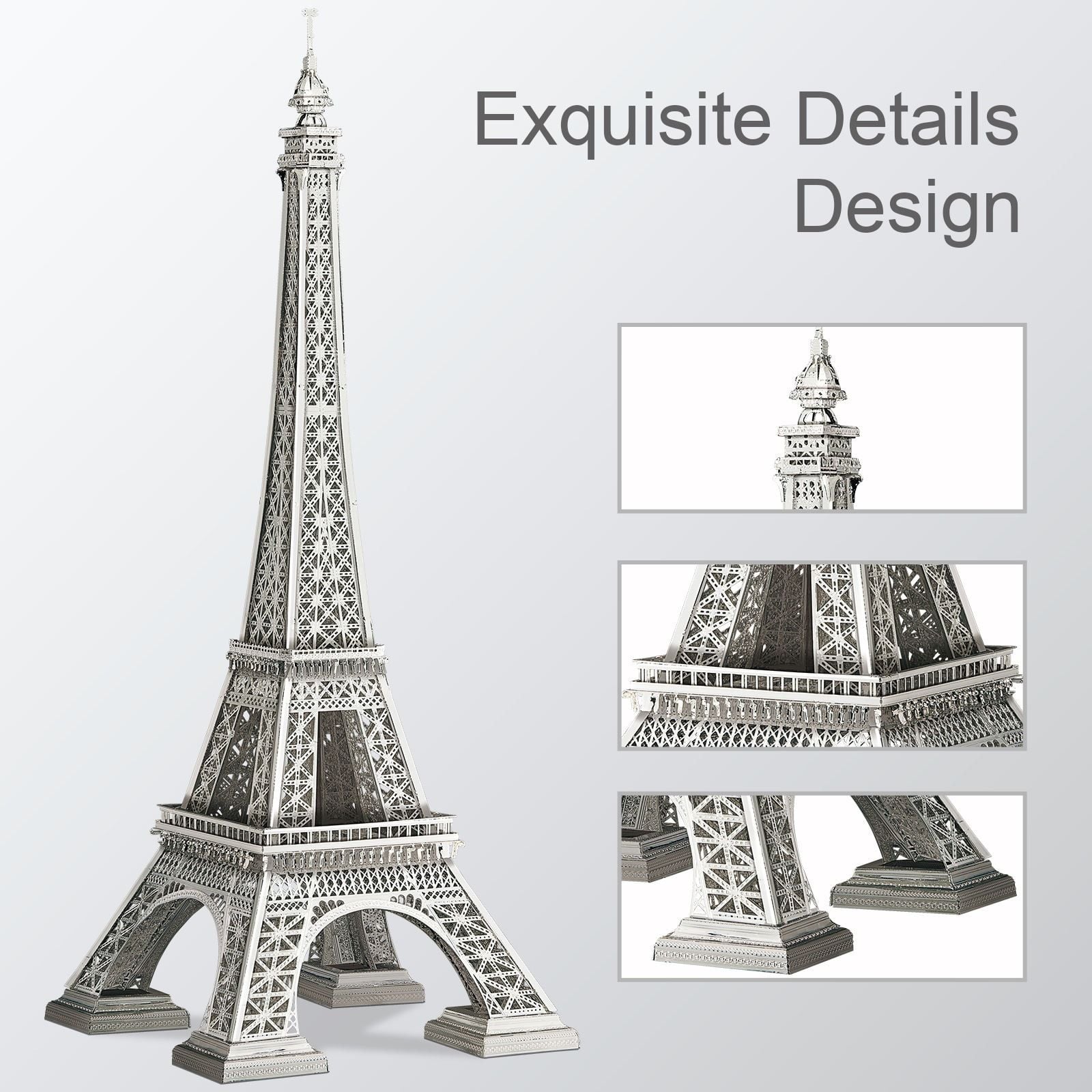  Mô Hình Kim Loại 3D Lắp Ráp Piececool Tháp Eiffel (96 mảnh, Paris Eiffel Tower) HP238-S - MP1225 