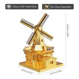  Mô Hình Kim Loại Lắp Ráp 3D Piececool Cối Xay Gió (Dutch Windmill) HP012-G – MP253 