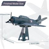  Mô Hình Kim Loại 3D Lắp Ráp Piececool Tiêm Kích DOUGLAS SBD DAUNTLESS HP233-BS - MP1148 