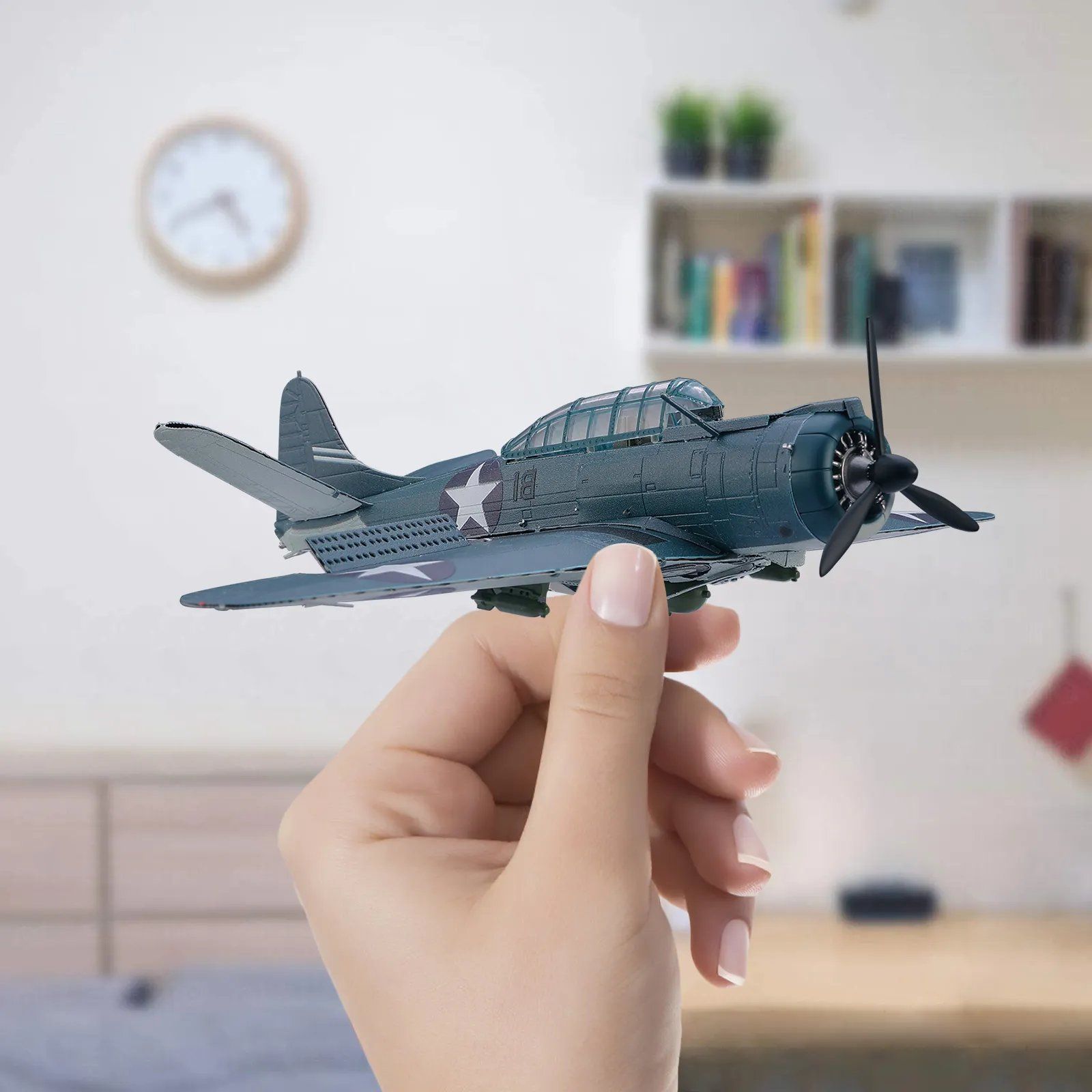  Mô Hình Kim Loại 3D Lắp Ráp Piececool Tiêm Kích (44 mảnh, DOUGLAS SBD DAUNTLESS) HP233-BS - MP1148 