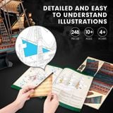  Mô Hình Giấy 3D Lắp Ráp CubicFun Thuyền San Felipe (248 mảnh) T4017h - PP047 