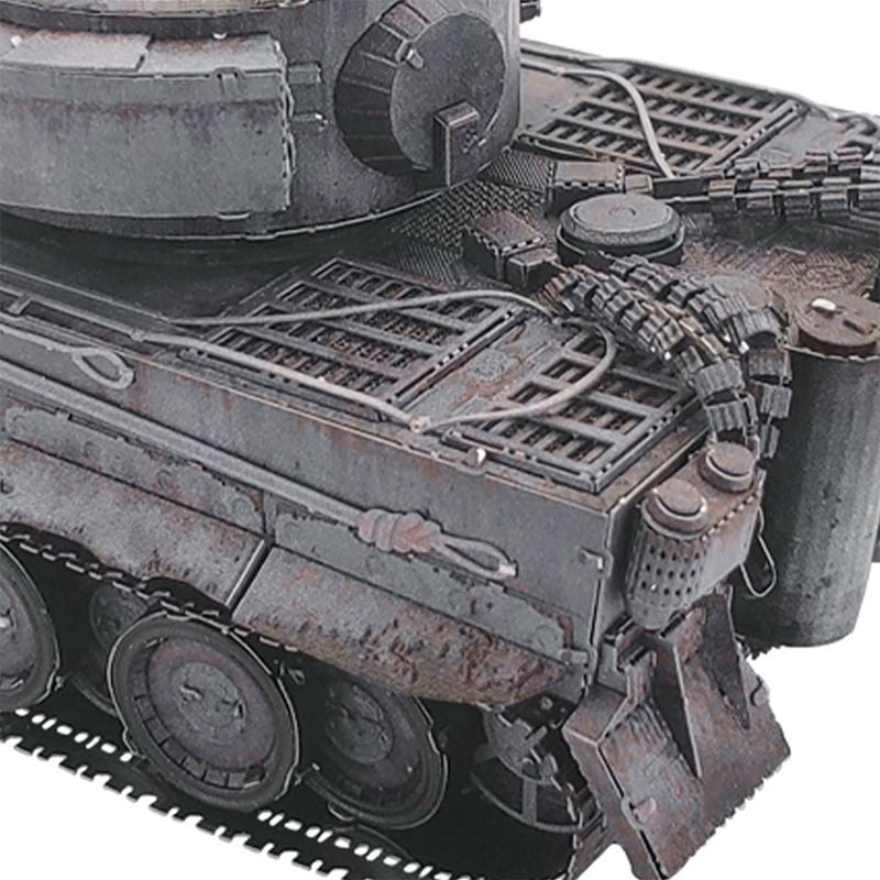  Mô Hình Kim Loại Lắp Ráp 3D MU Xe Tăng Hạng Nặng Tiger I (224 mảnh, Tiger Tank) YM-N086 – MP773 