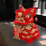  Mô Hình Kim Loại 3D Lắp Ráp Piececool Con Lân (112 mảnh, Red Dancing Lion) P142-GKR - MP830 