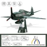  Mô Hình Kim Loại 3D Lắp Ráp Piececool Tiêm Kích (30 mảnh, GRUMMAN F6F HELLCAT) HP235-BS - MP1149 