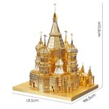  Mô Hình Kim Loại Lắp Ráp 3D Piececool Nhà Thờ Chính Tòa (96 mảnh, Saint Basil Cathedral) HP014-G – MP073 