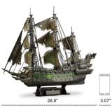  Mô Hình Giấy 3D Lắp Ráp CubicFun The Flying Dutchman L527h (360 mảnh, đèn LED) - PP027 