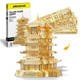  Mô Hình Kim Loại Lắp Ráp 3D Piececool Hoàng Hạc Lâu (84 mảnh, Yellow Crane Tower) HP039-G – MP080 