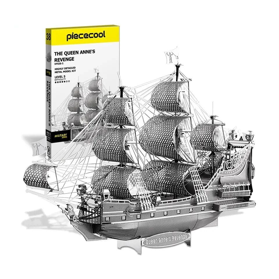  Mô Hình Kim Loại Lắp Ráp 3D Piececool The Queen Anne's Revenge HP038-S – MP086 