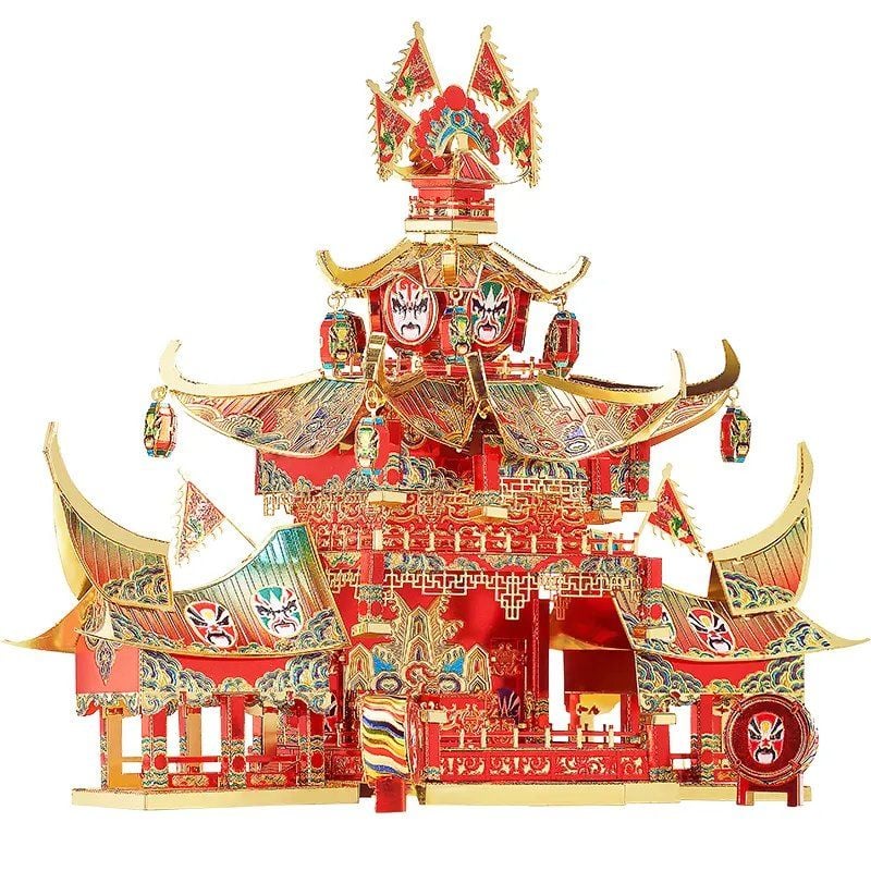  Mô Hình Kim Loại Lắp Ráp 3D Piececool Sân Khấu Ancient Theatrical Stage P163-GR – MP946 