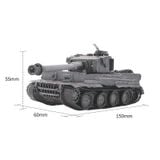  Mô Hình Kim Loại Lắp Ráp 3D MU Xe Tăng Hạng Nặng Tiger I (224 mảnh, Tiger Tank) YM-N086 – MP773 