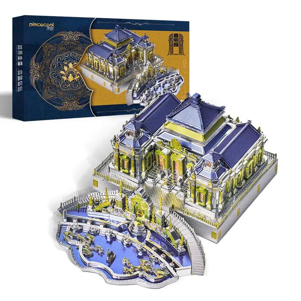  Mô Hình Kim Loại Lắp Ráp 3D Piececool Vườn Viên Minh (358 mảnh, The Old Summer Palace) P159-BY – MP965 