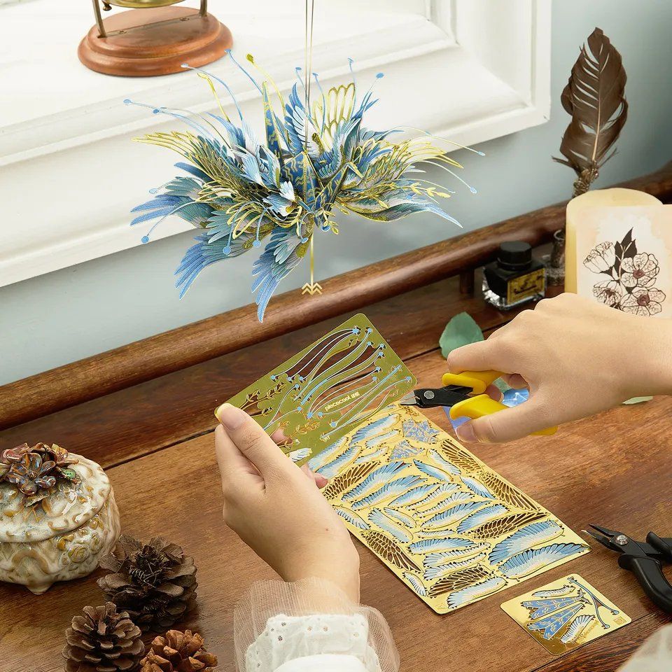  Mô Hình Kim Loại 3D Lắp Ráp Piececool Thiên Ngữ Hạc Bảo Bình (51 mảnh, Aquarius) IP062-BG – MP1079 