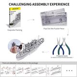  Mô Hình Kim Loại Lắp Ráp 3D Piececool Tàu Thái Bình (104 mảnh, The Crossing) HP061-S – MP133 