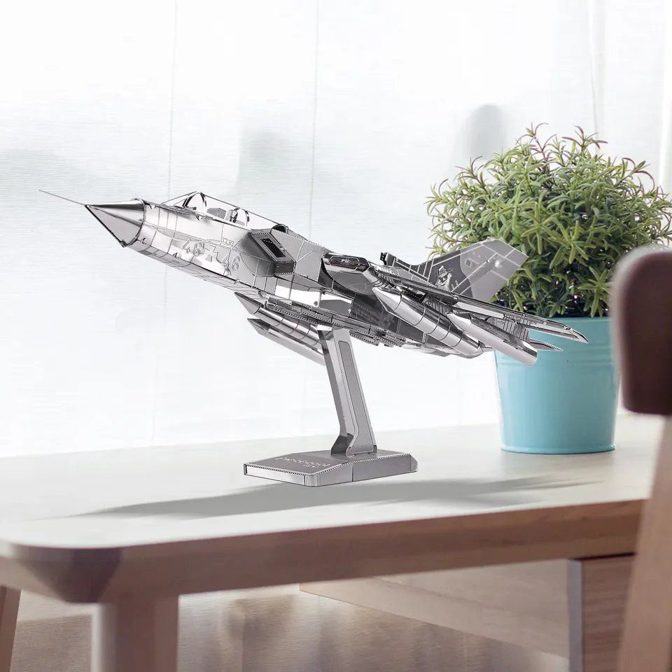  Mô Hình Kim Loại Lắp Ráp 3D Piececool Tiêm Kích Tornado Fighter Jets – MP160 