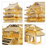  Mô Hình Kim Loại Lắp Ráp 3D Piececool Đằng Vương Cát (Tengwang Pavilion) HP067-G – MP159 