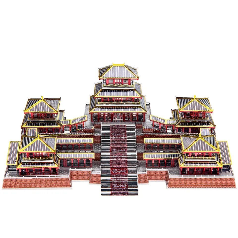  Mô Hình Kim Loại Lắp Ráp 3D Piececool Cung A Bàng Epang Palace – MP365 