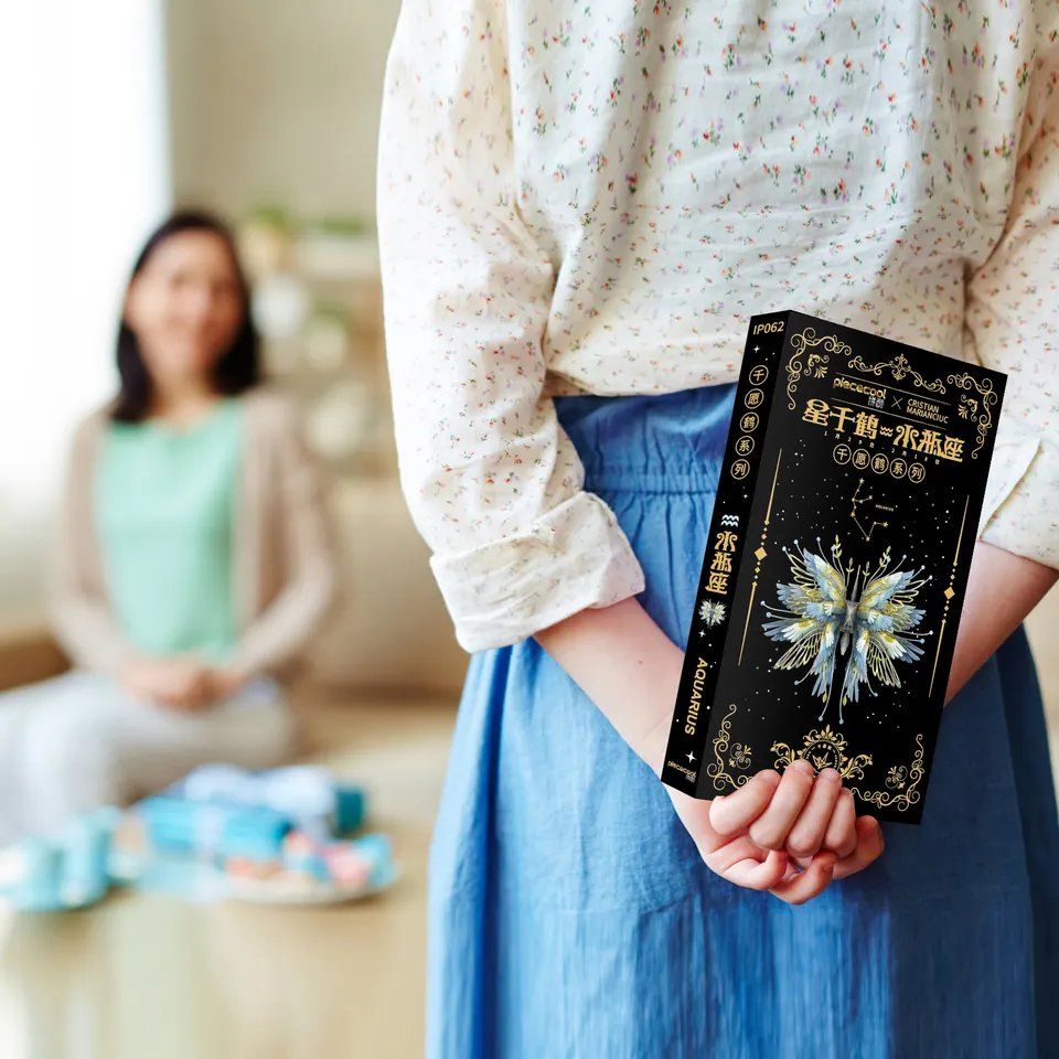  Mô Hình Kim Loại 3D Lắp Ráp Piececool Thiên Ngữ Hạc Bảo Bình (51 mảnh, Aquarius) IP062-BG – MP1079 