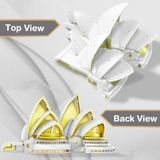  Mô Hình Kim Loại 3D Lắp Ráp Piececool Nhà Hát Con Sò (122 mảnh, Sydney Opera House) HP259-WG - MP1152 
