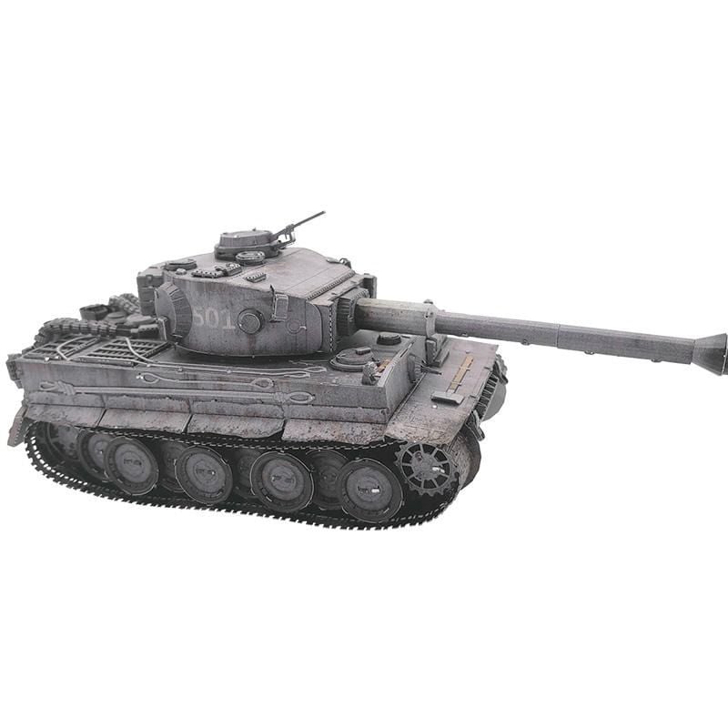 Mô Hình Kim Loại Lắp Ráp 3D MU Xe Tăng Hạng Nặng Tiger I (224 mảnh, Tiger Tank) YM-N086 – MP773 