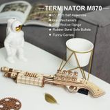  Mô Hình Gỗ 3D Lắp Ráp ROBOTIME Súng Cao Bồi (172 mảnh, Terminator) M870 LQ501 - WP171 