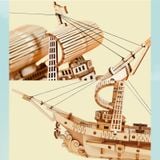  Mô Hình Gỗ 3D Lắp Ráp ROBOTIME Thuyền Buồm (188 mảnh, The Sailing Ship) TG305 - WP138 