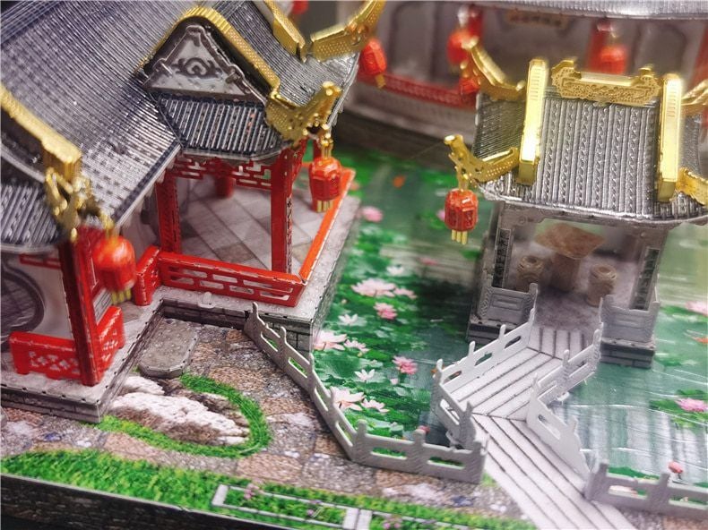  Mô Hình Kim Loại 3D Lắp Ráp Iron Star Vườn Tô Châu (220 mảnh, Suzhou Garden) - MP1087 