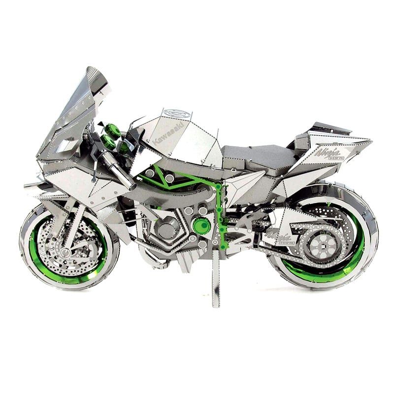  Mô Hình Kim Loại Lắp Ráp 3D Metal Head Siêu Xe Mô Tô Kawasaki H2R (120 mảnh)– MP996 