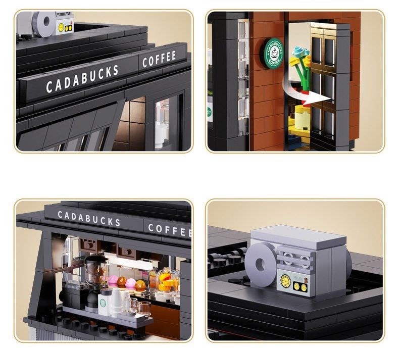  Mô Hình Nhựa 3D Lắp Ráp CaDA Quán Cafe CadaBucks C66005 (768 mảnh) - LG0103 